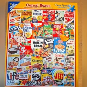 Cereal Box Puzzle 1000 Pieces White Mountain